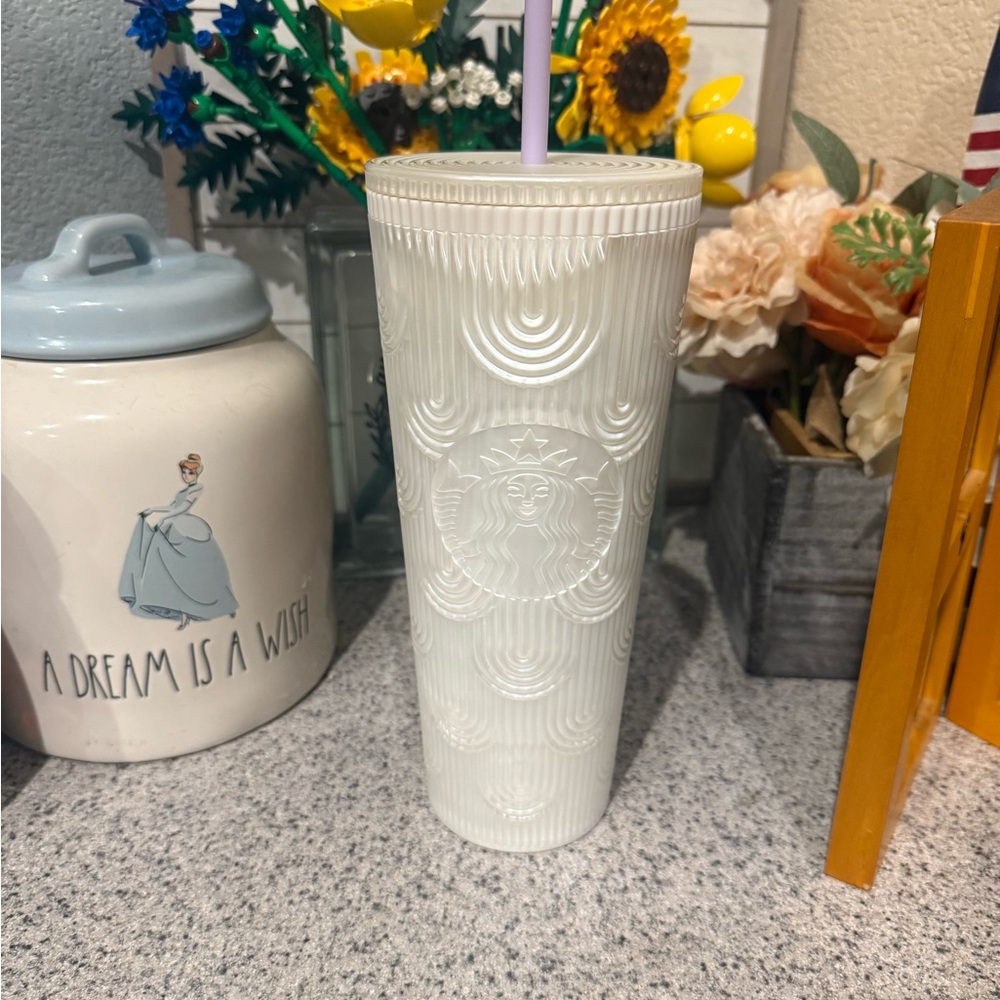 Starbucks Textured White Tumbler